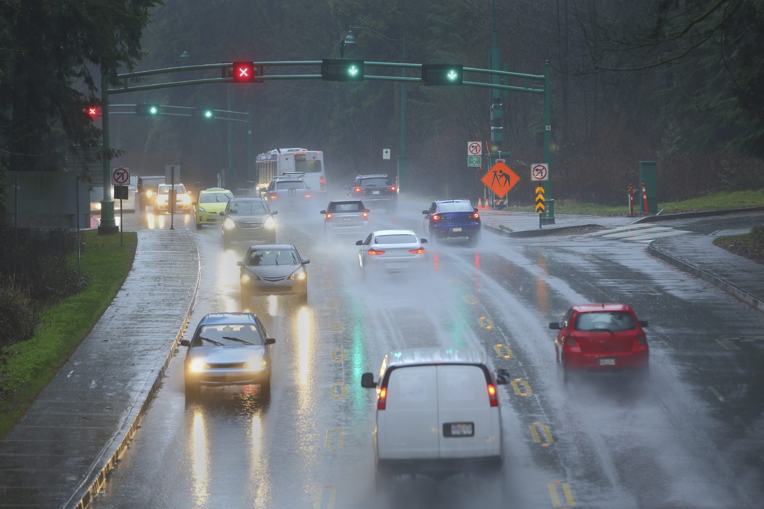 Car accident lions gate bridge