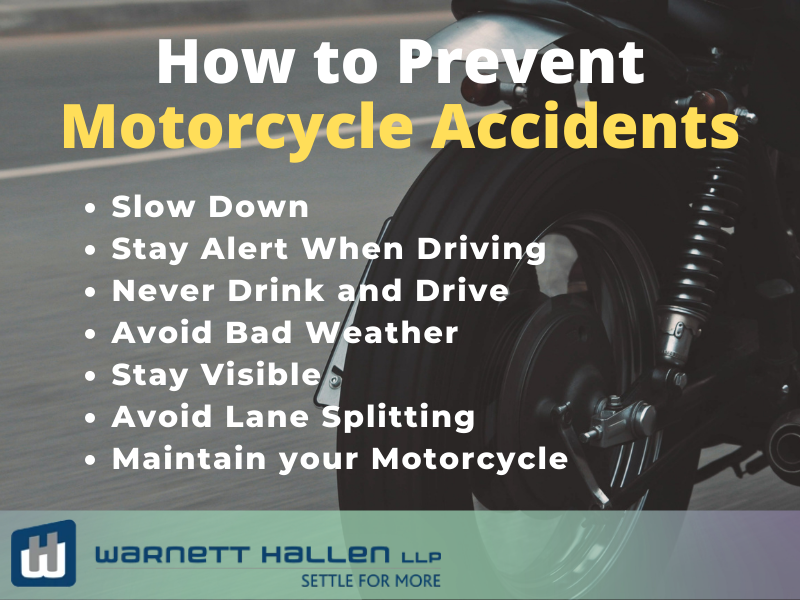 How To Prevent Motorcycle Accidents | Warnett Hallen LLP