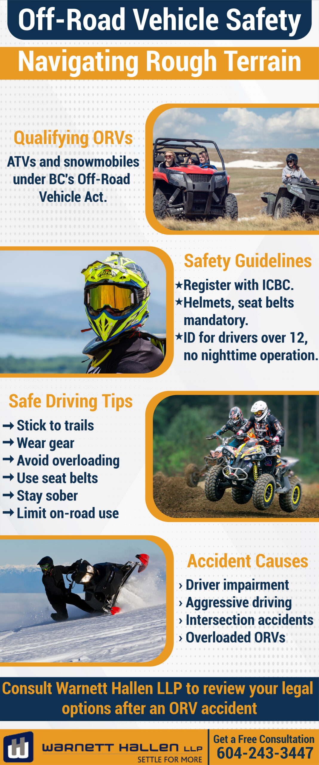 Off Road Vehicle Safety Infographic