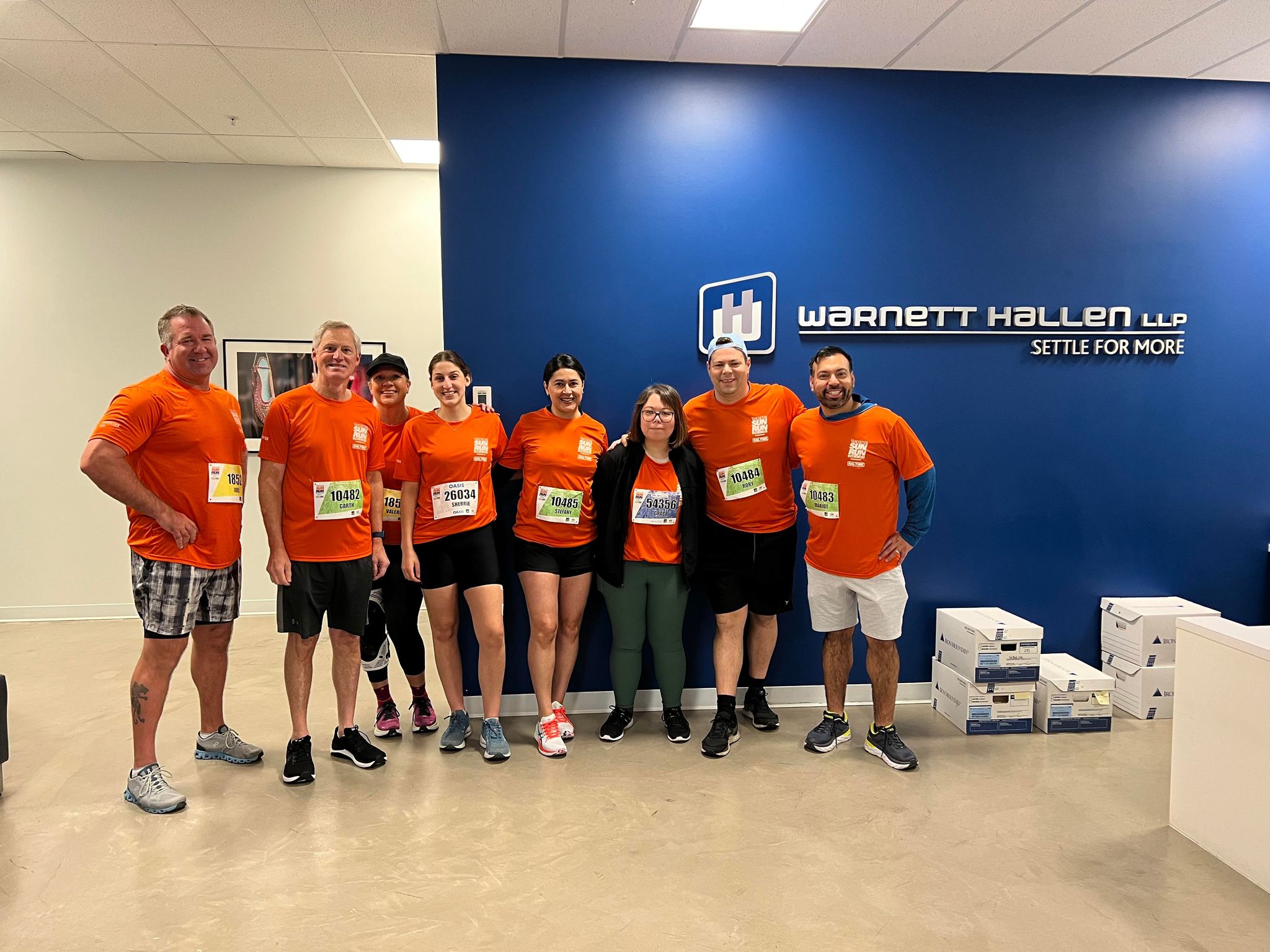 Warnett Hallen LLP Participates in 2023 Vancouver Sun Run