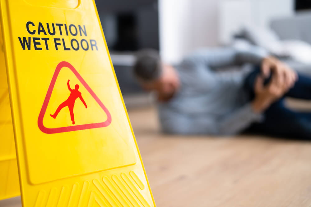 Slip and fall hazard from wet floor on property in BC occupiers liability claim